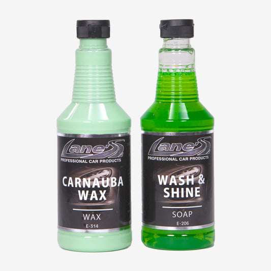 Car Wash Soap & Carnauba Wax Kit